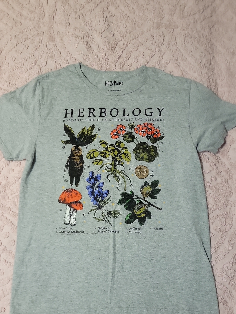 Warner Bros. Harry Potter HERBOLOGY Tee - Light Gray